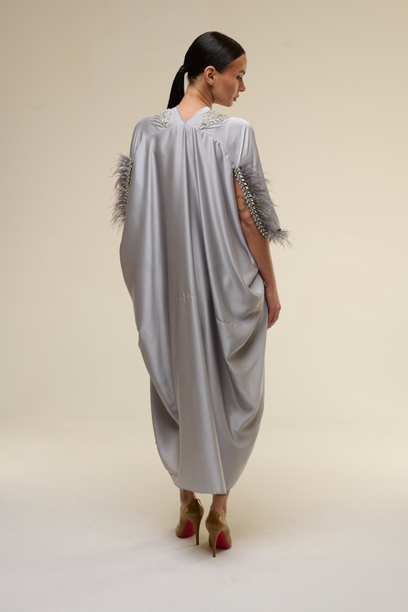 Caftano Gioiello Grigio - 22 Spazio Boutique