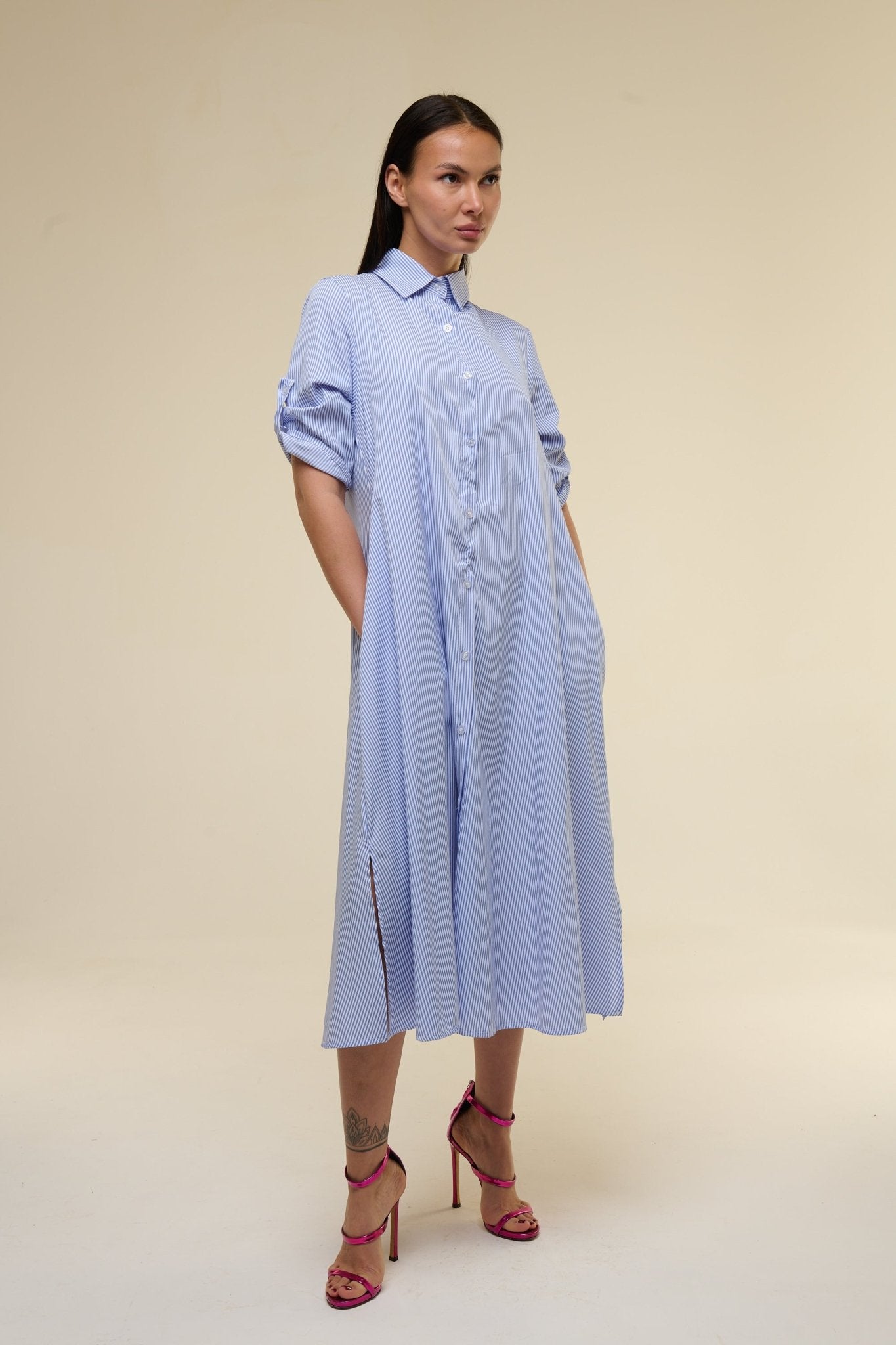 Abito Celeste Dana - 22 Spazio Boutique