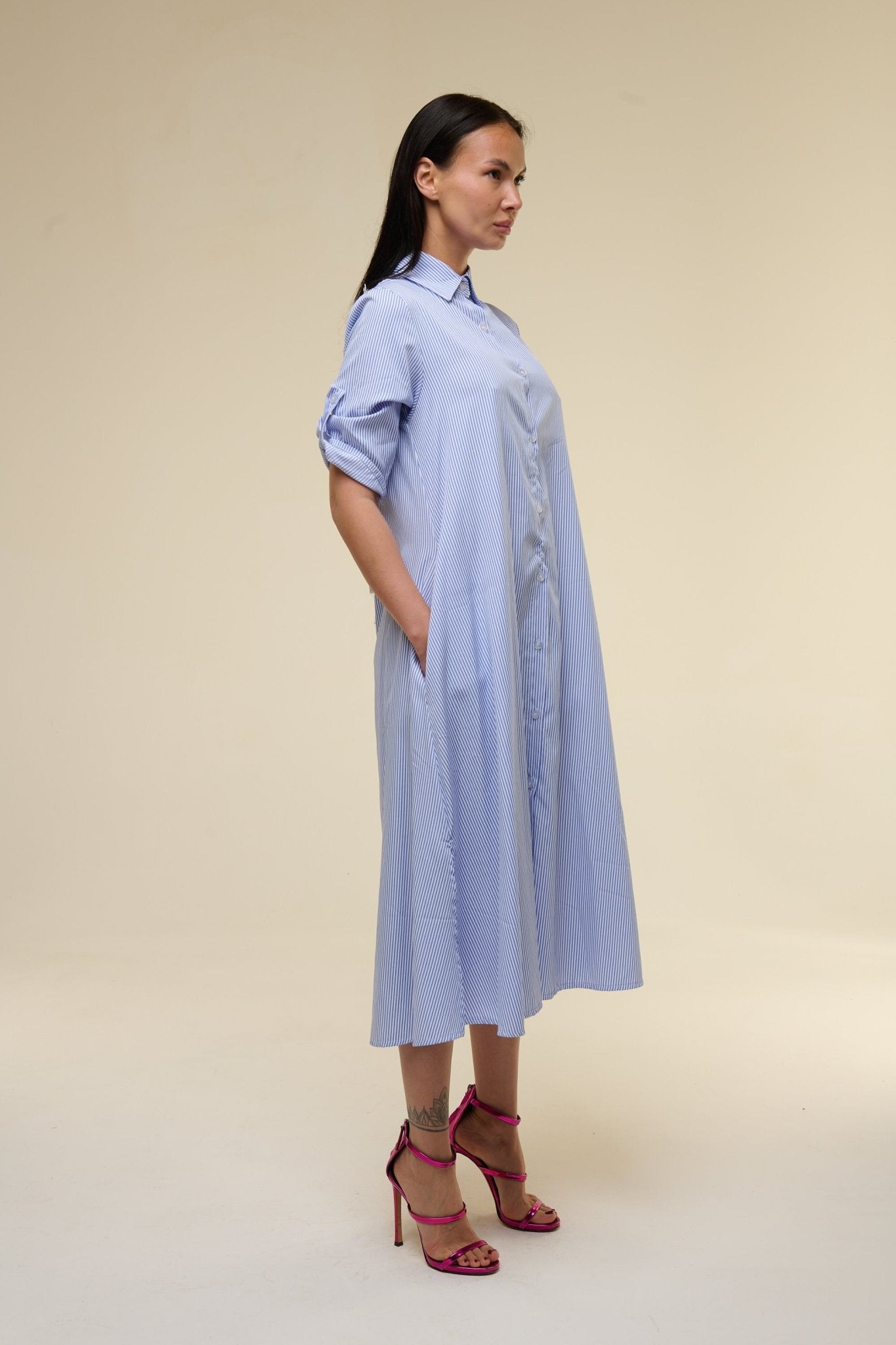 Abito Celeste Dana - 22 Spazio Boutique