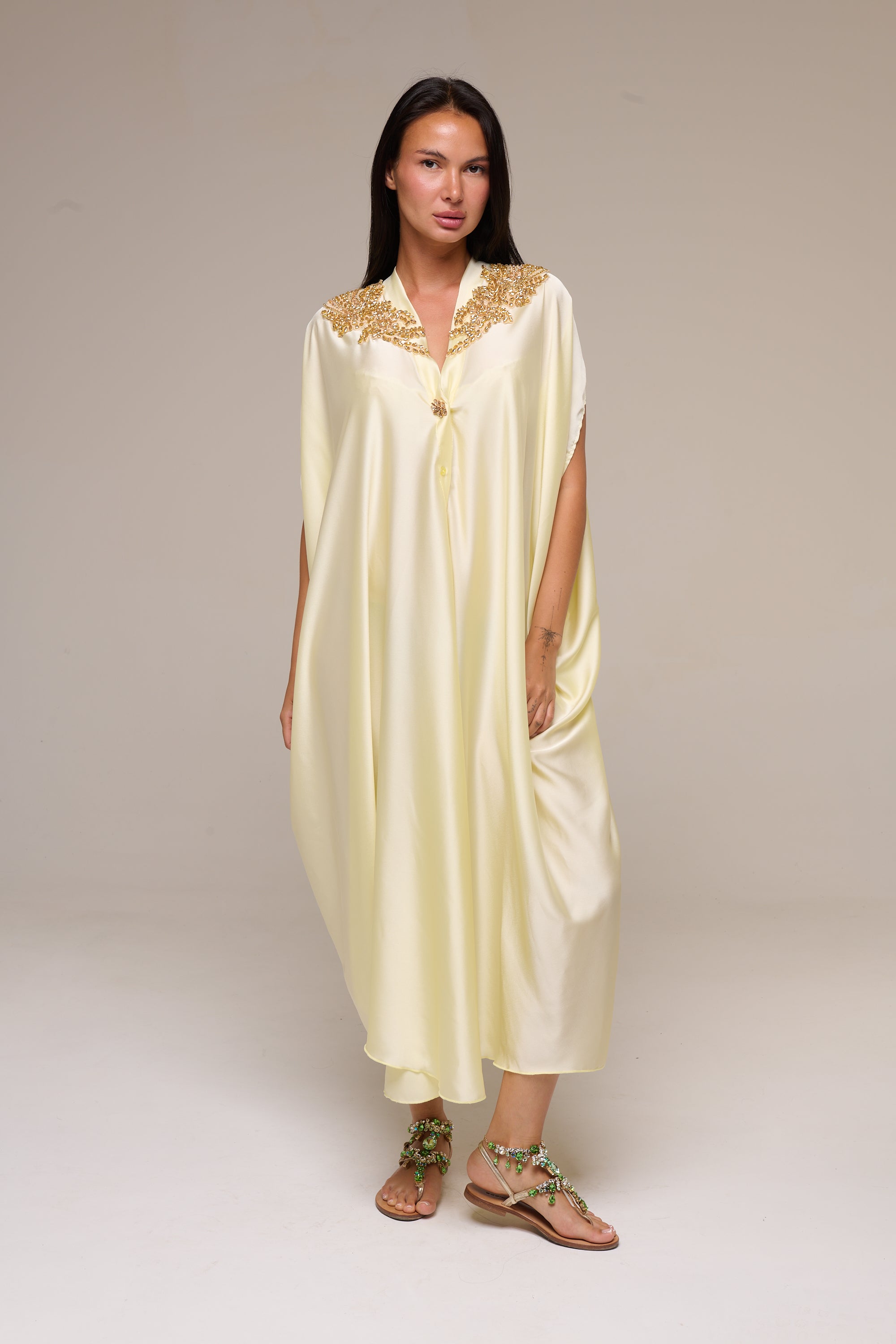 Caftano Giallo Golden