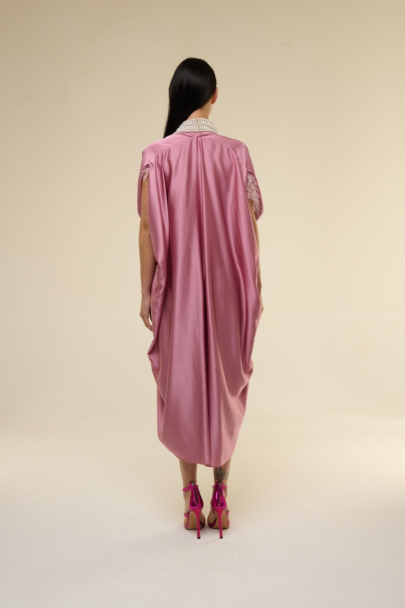 Caftano Rosato Perle - 22 Spazio Boutique