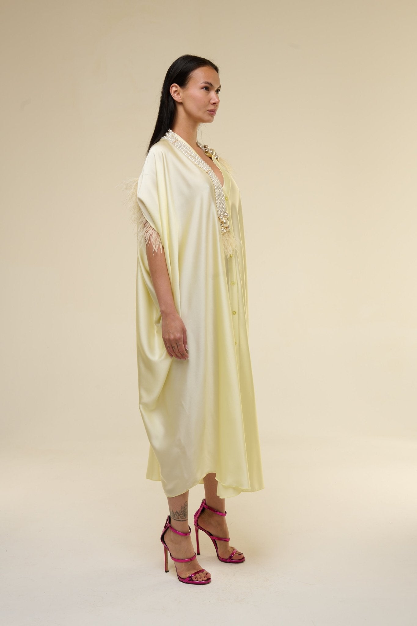 Caftano Giallo Perle - 22 Spazio Boutique