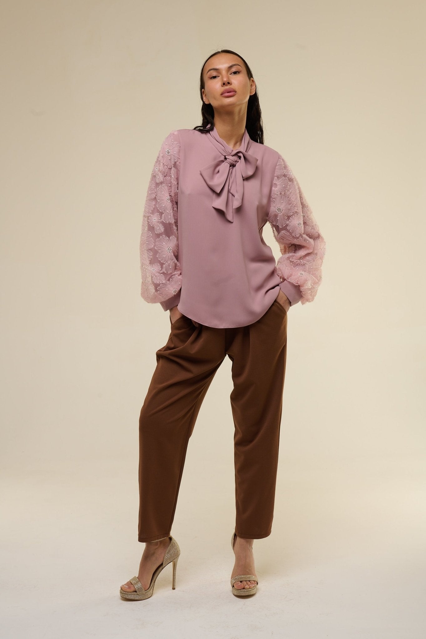 Camicia Pink Flower - 22 Spazio Boutique