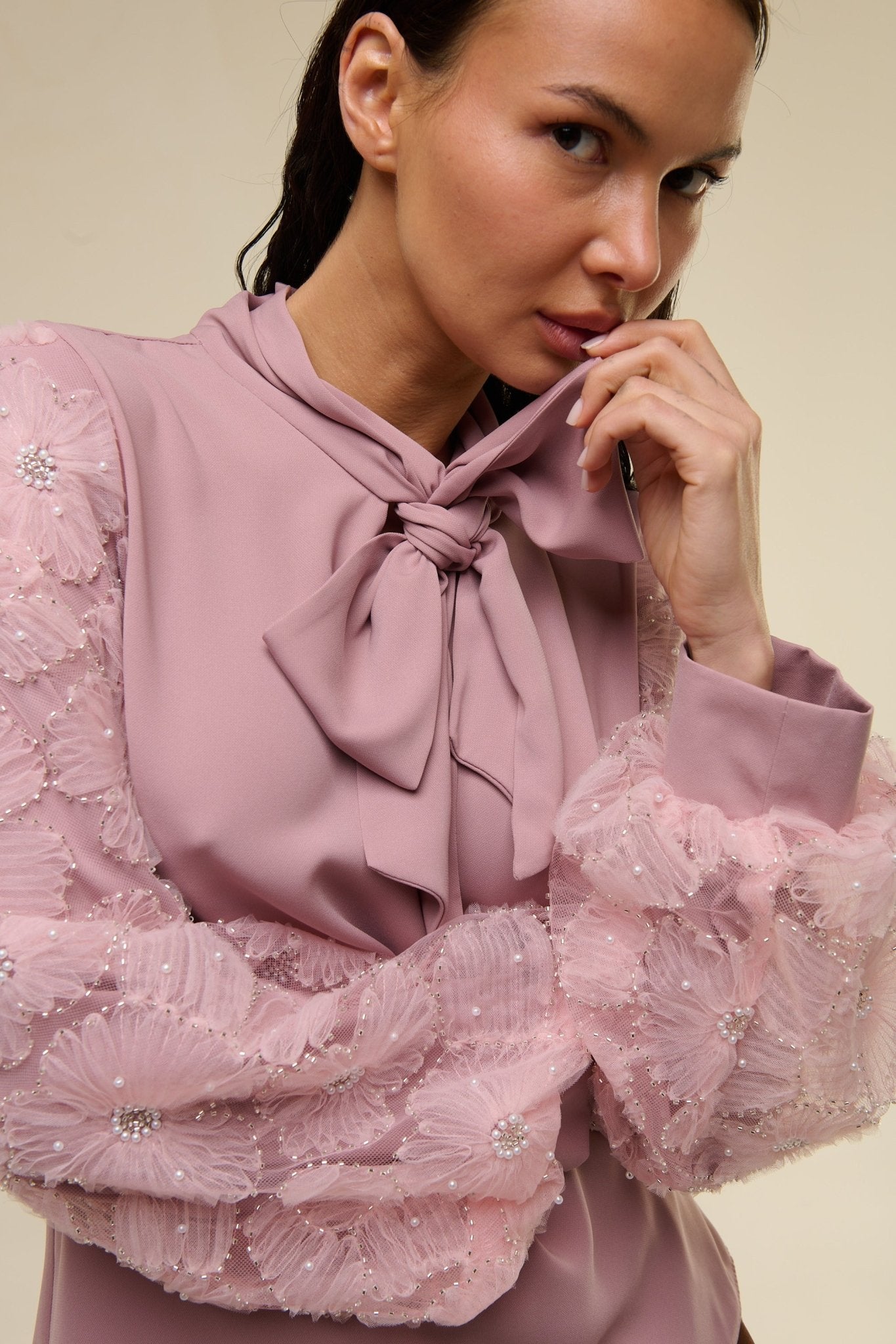 Camicia Pink Flower - 22 Spazio Boutique