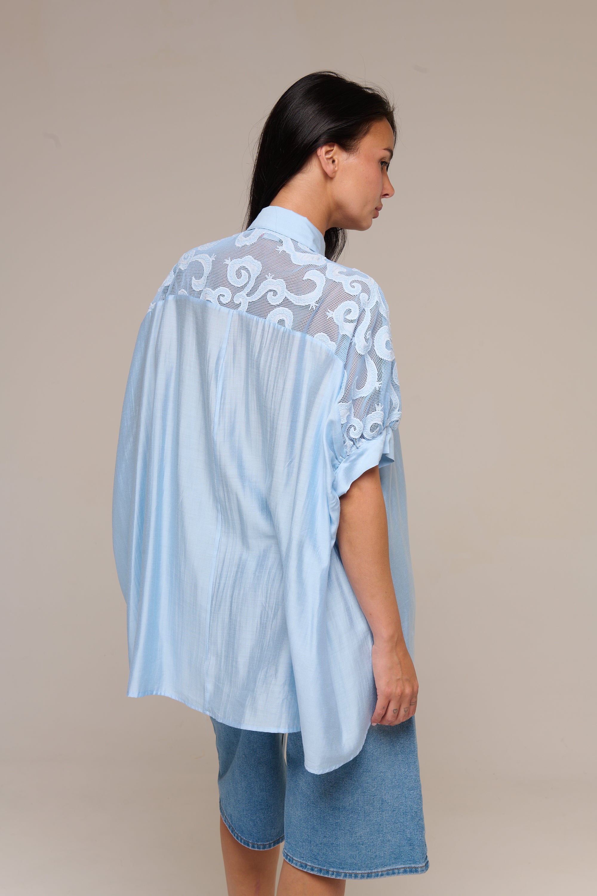 Camicia Rey Azzurra