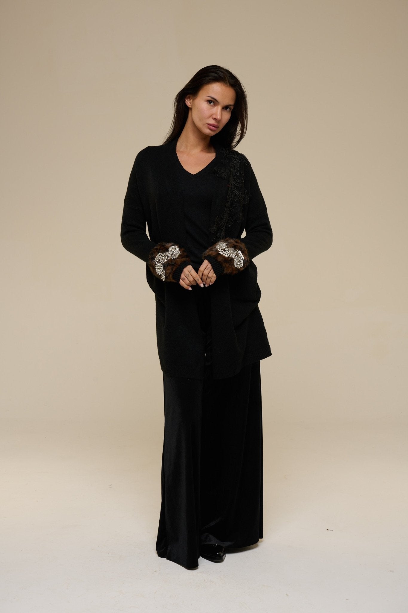 Cardigan Nency Black - 22 Spazio Boutique