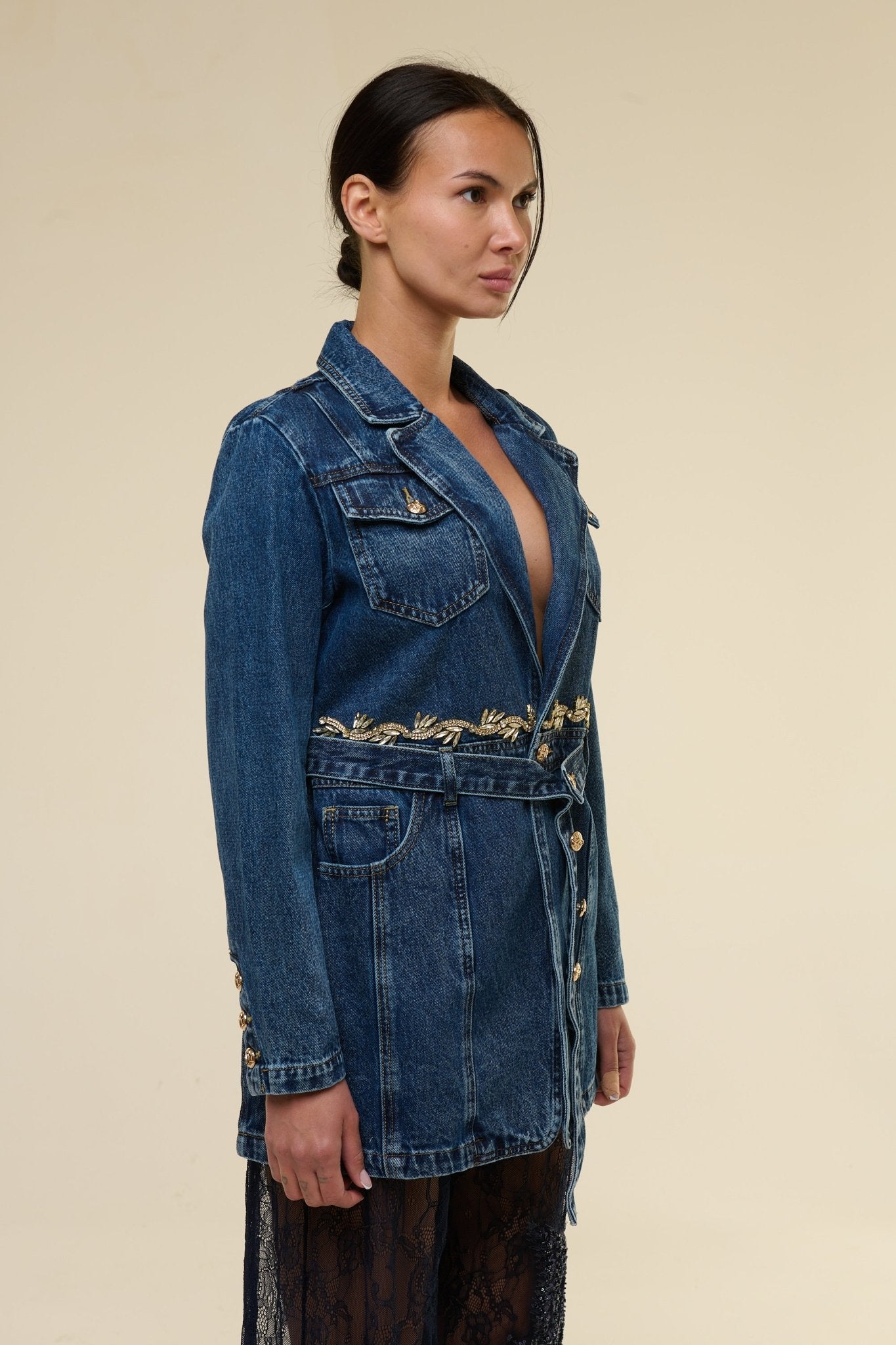 Giacca Jeans Gold - 22 Spazio Boutique