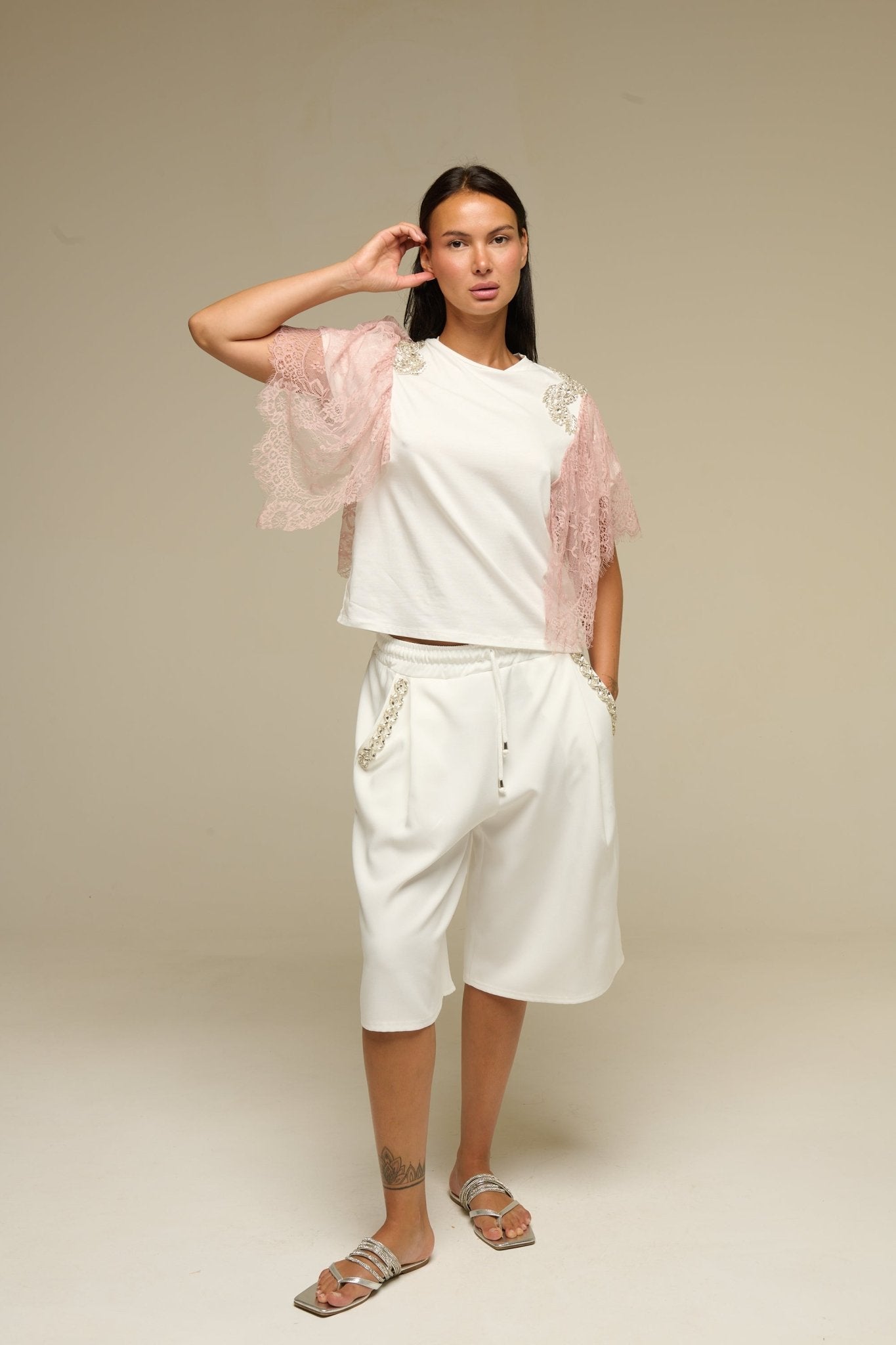 Maglia Lace Pink - 22 Spazio Boutique