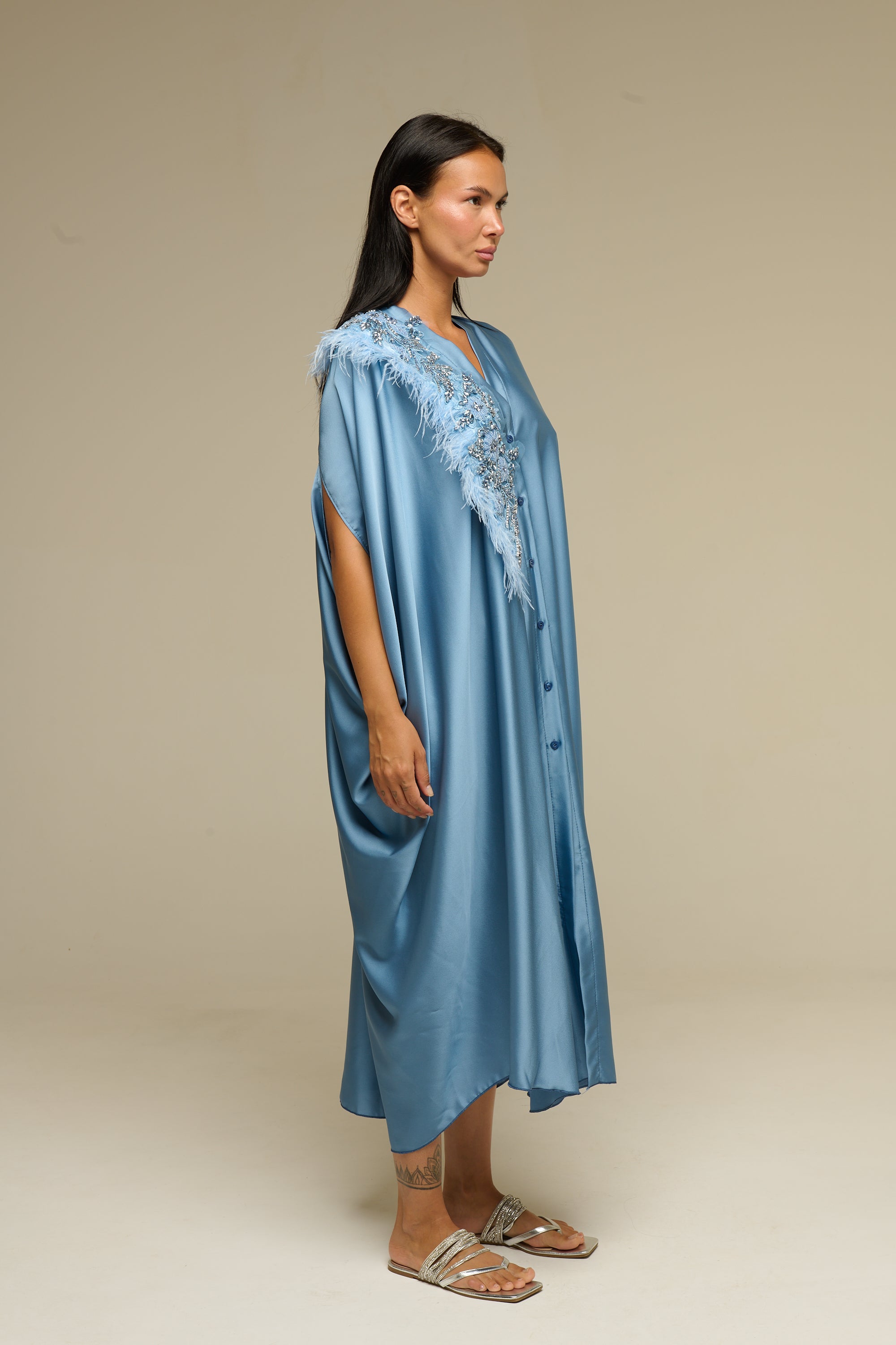 Caftano Azzurro Cyntia