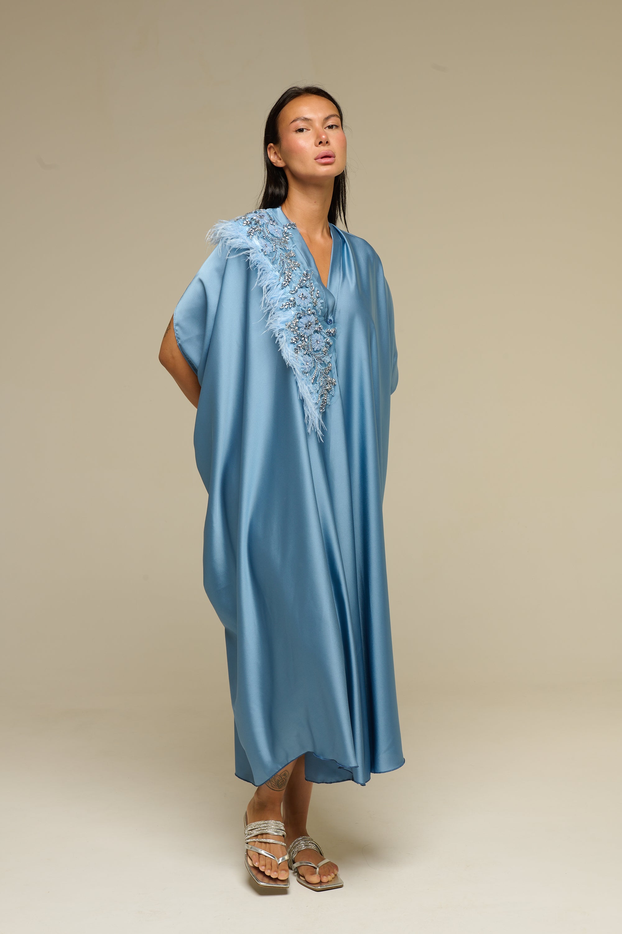 Caftano Azzurro Cyntia