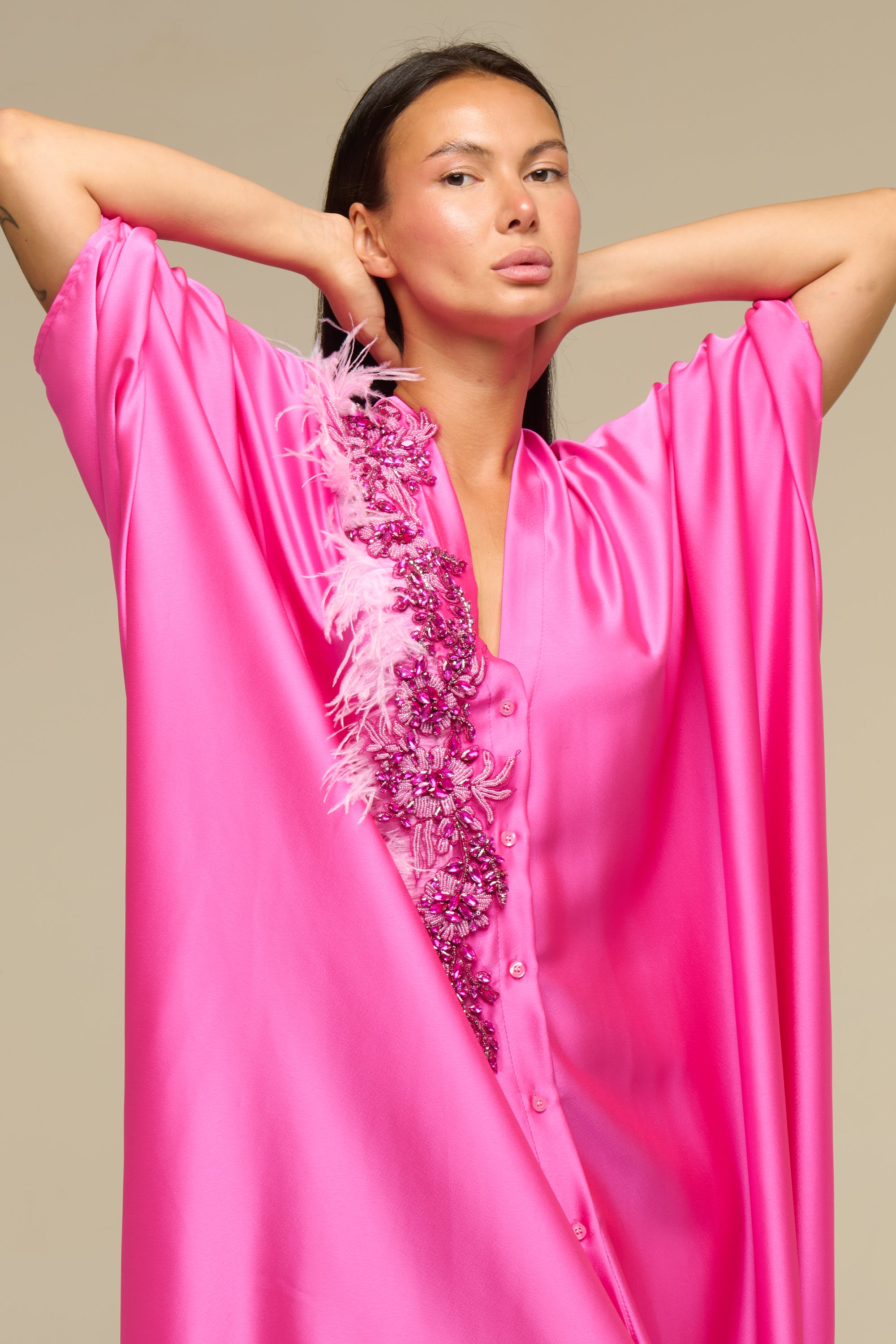 Caftano Fuxia Light