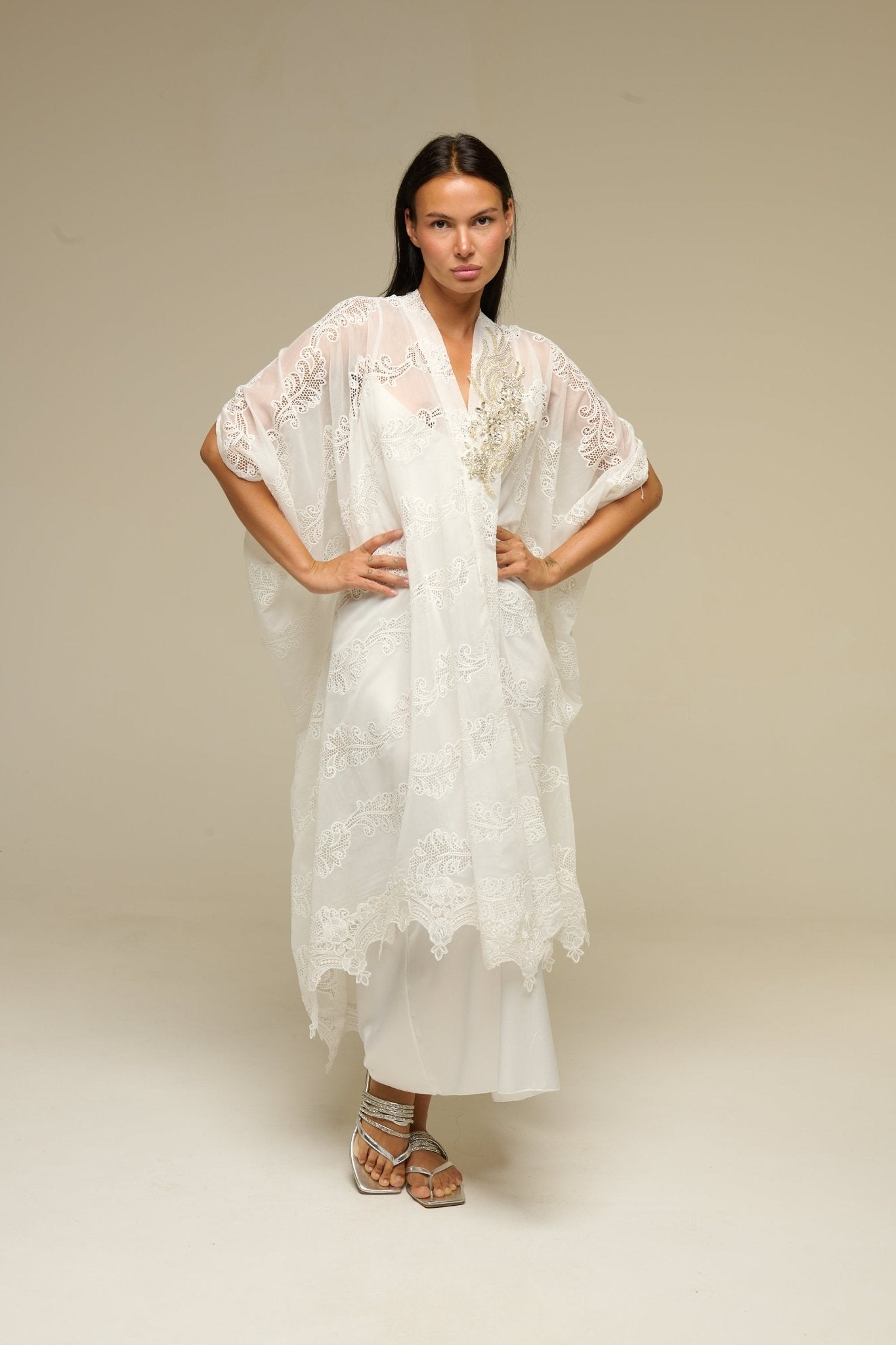Caftano Bianco Light - 22 Spazio Boutique