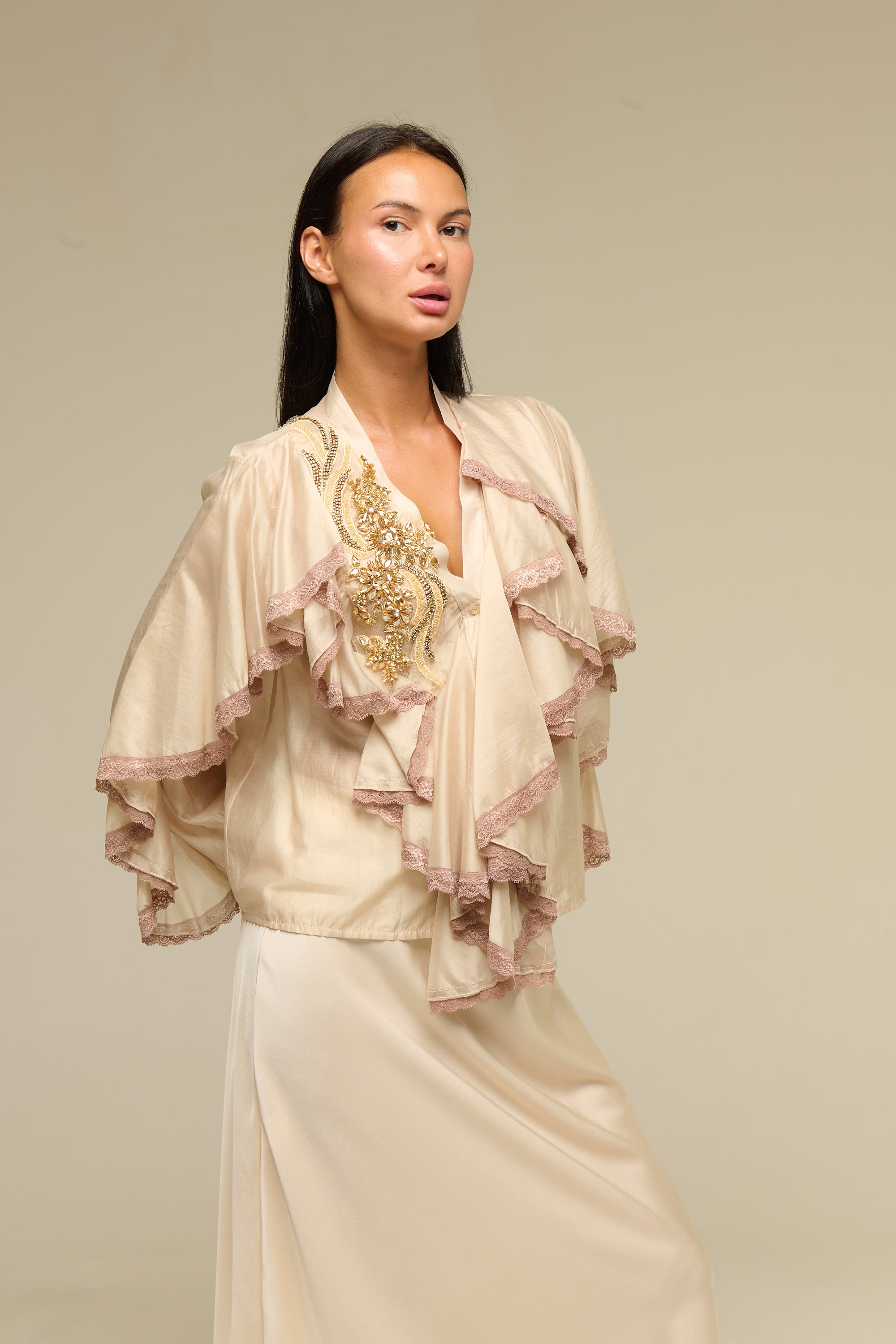 Camicia Beige Jayla