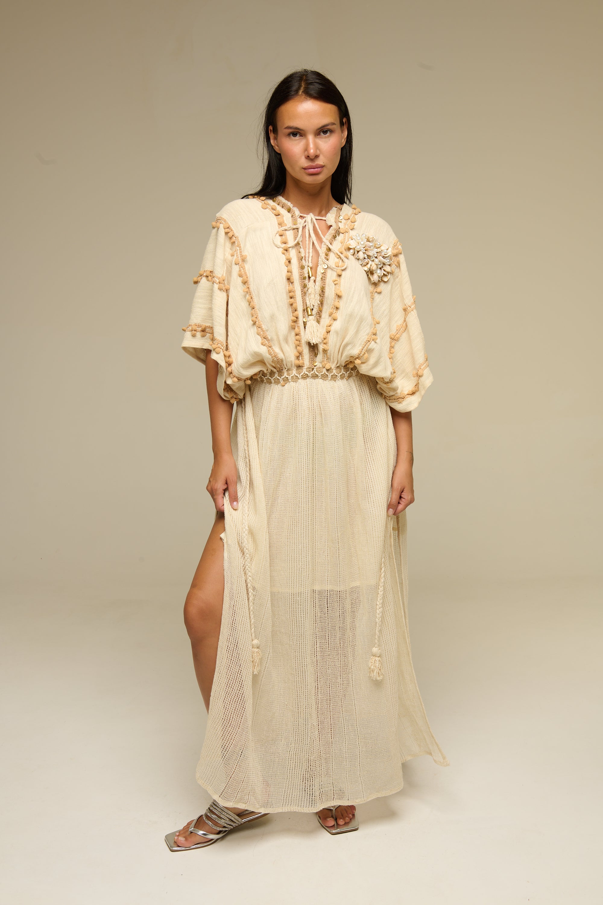 Dress Kanton Beige