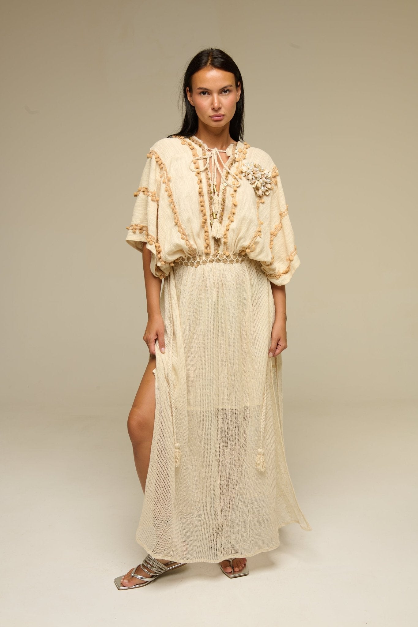 Dress Kanton Beige - 22 Spazio Boutique