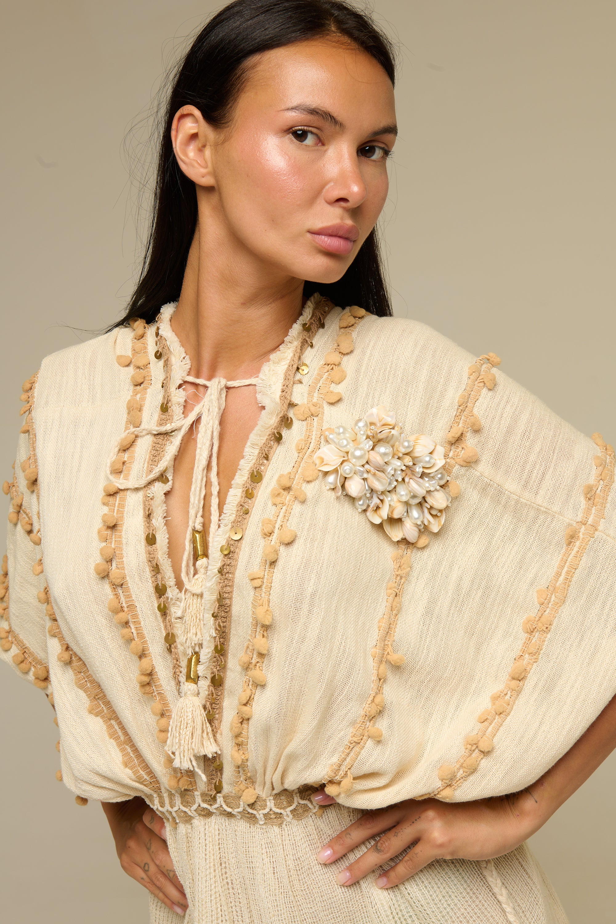 Dress Kanton Beige