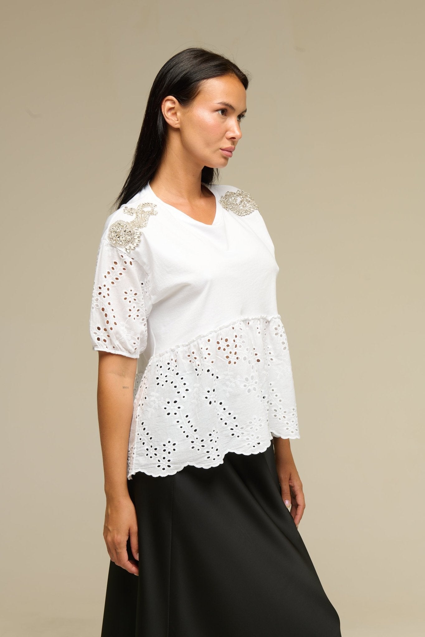 Maglia Bianca Pocy - 22 Spazio Boutique