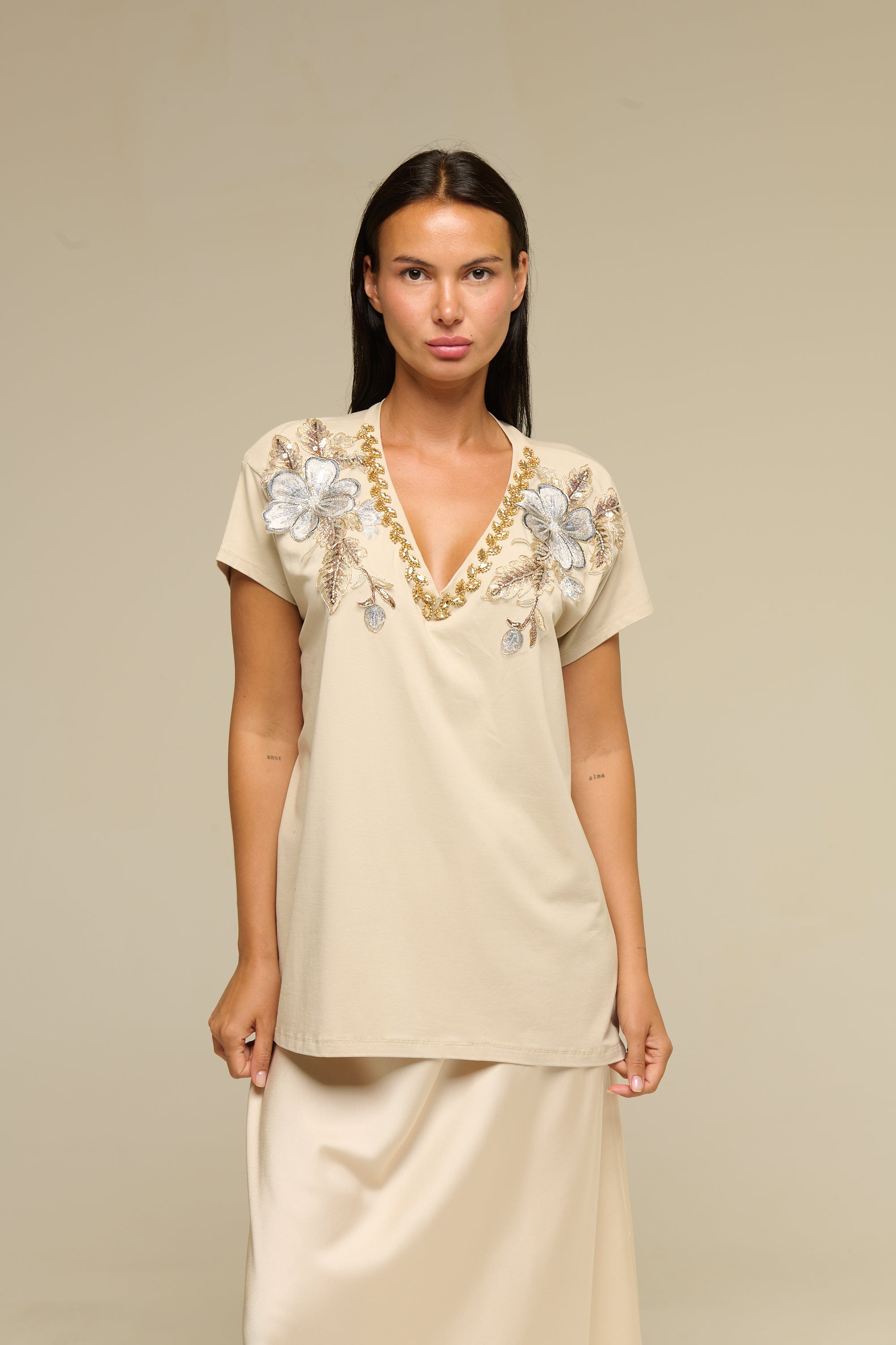 T-Shirt Beige Harrie