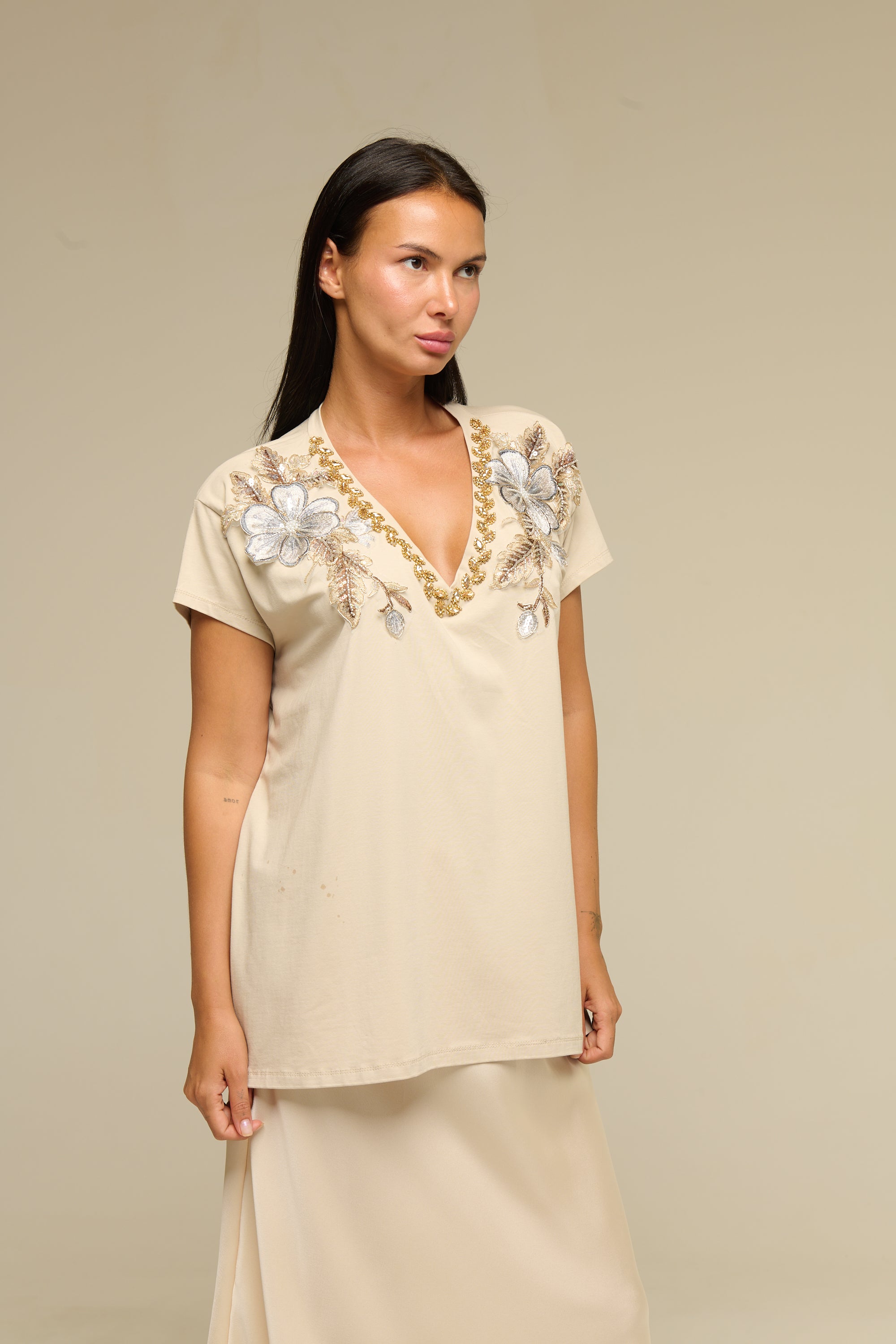 T-Shirt Beige Harrie