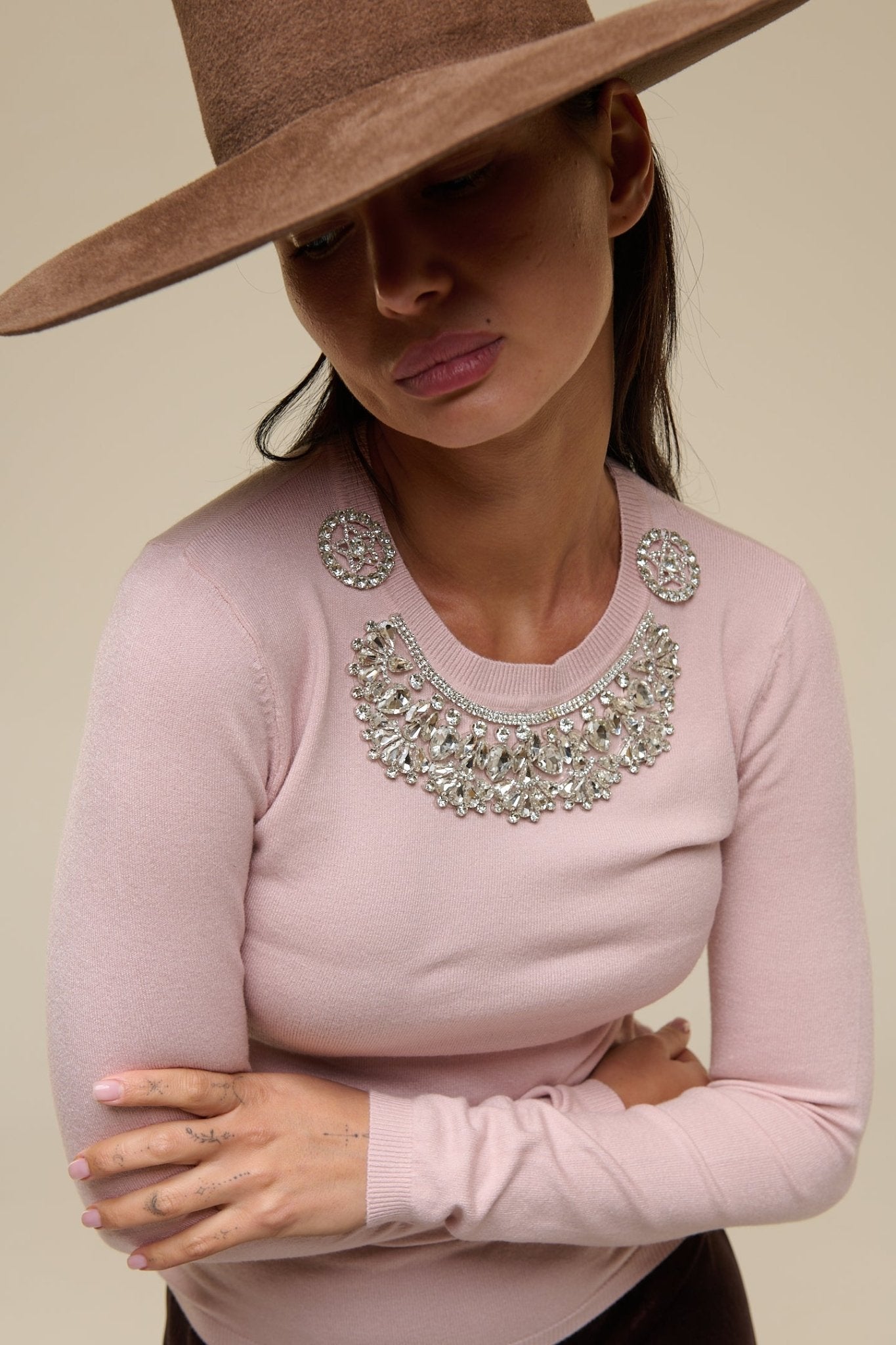 Maglia Girocollo Gioiello - 22 Spazio Boutique