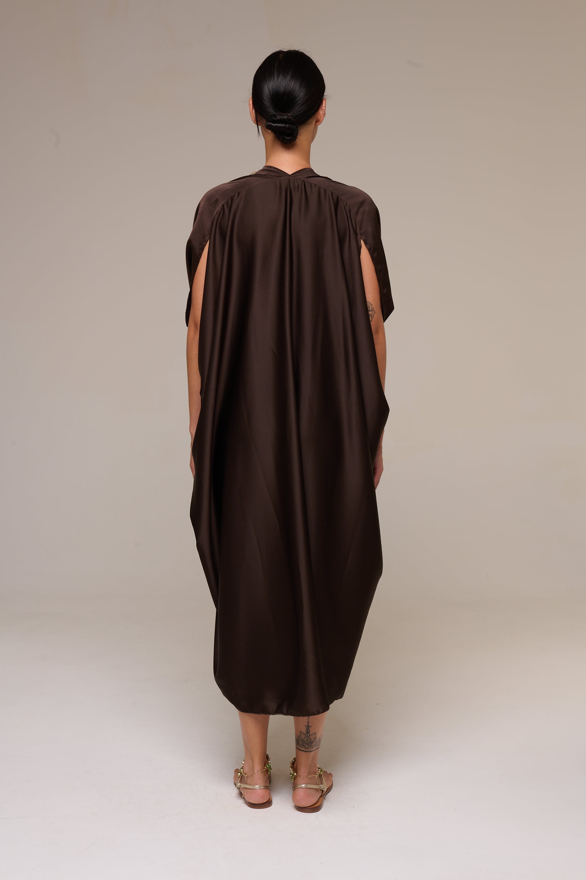 Caftano Marrone Amber