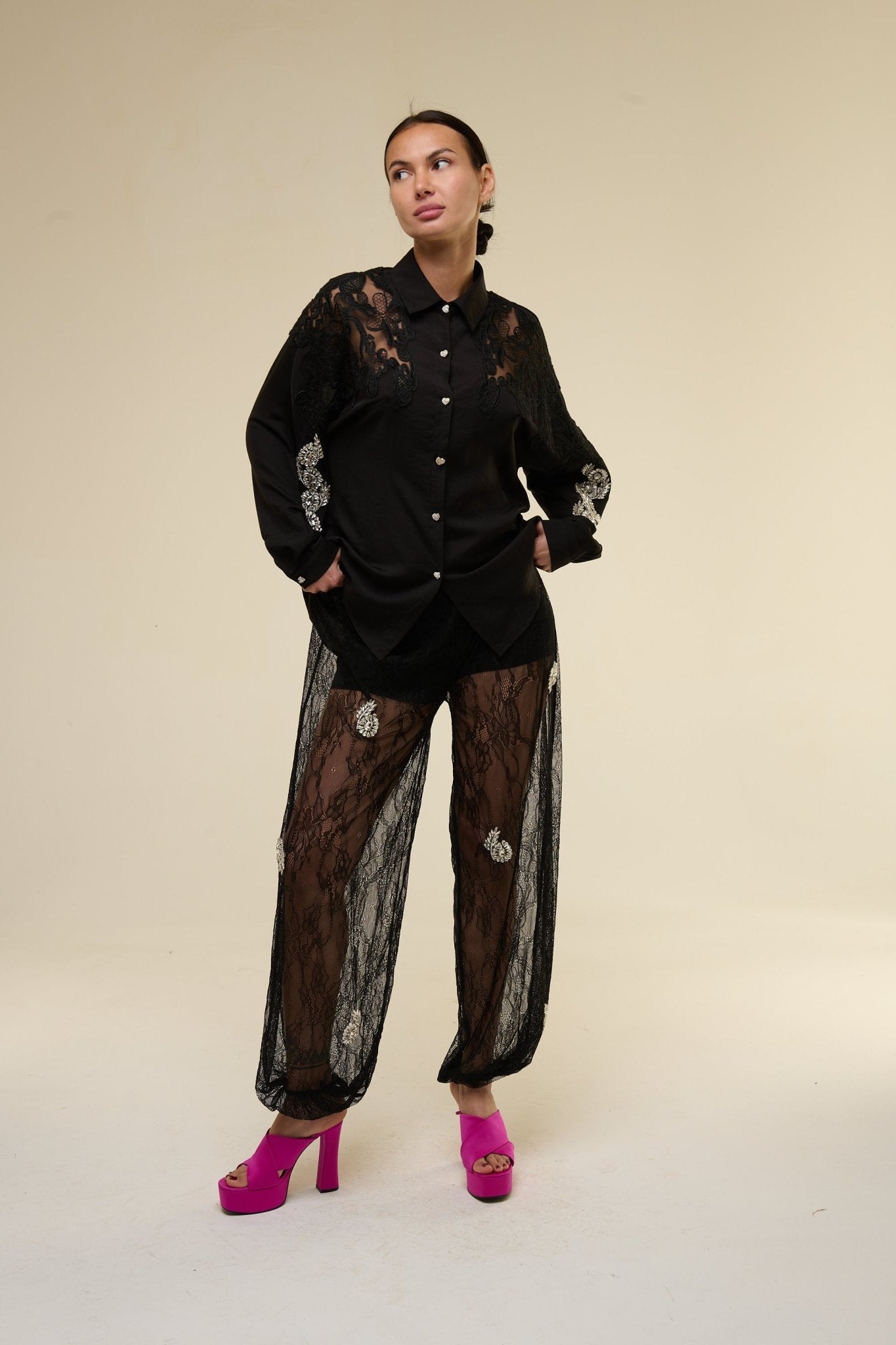 Pantalone Desy Nero - 22 Spazio Boutique