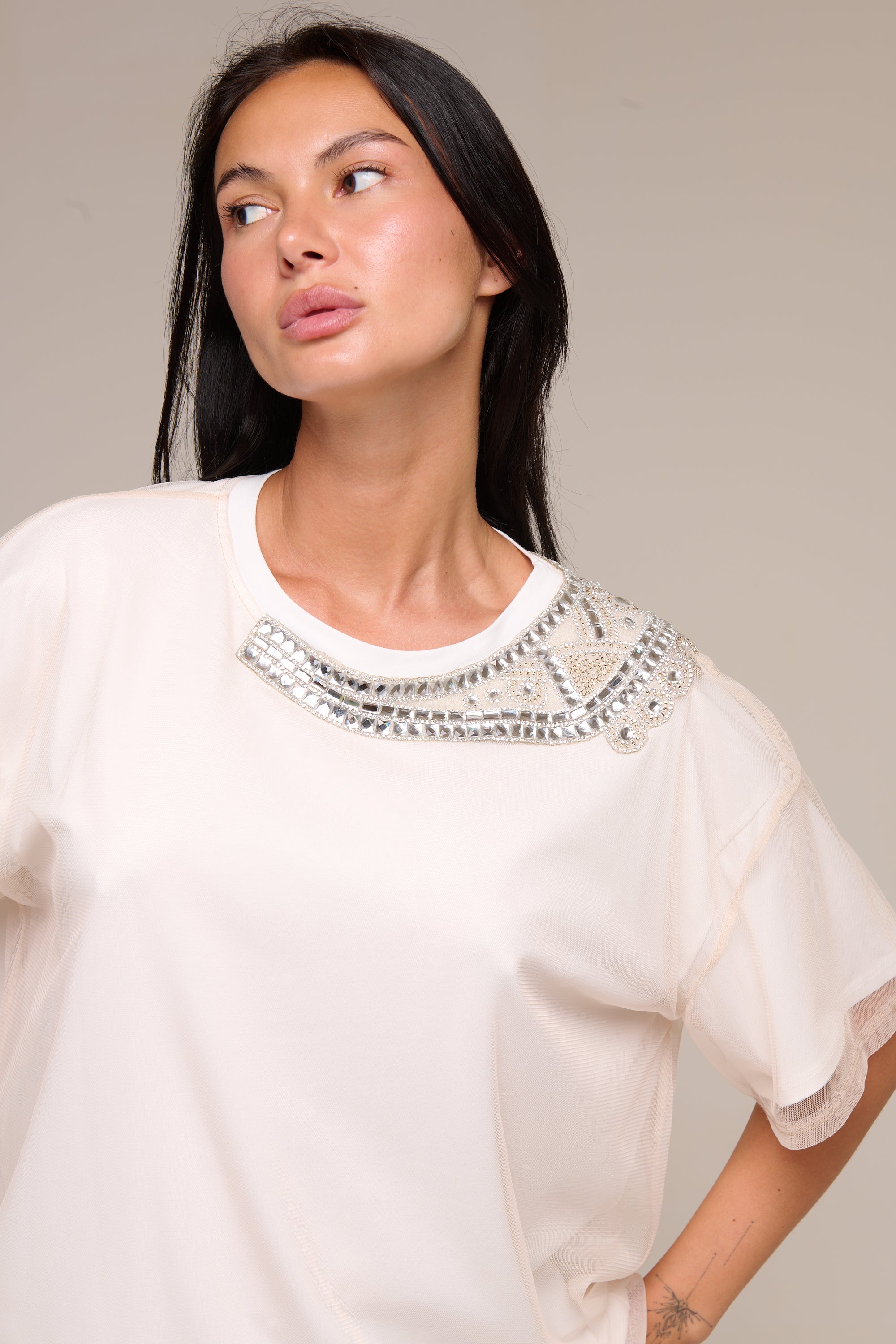 T-Shirt Beige Sher