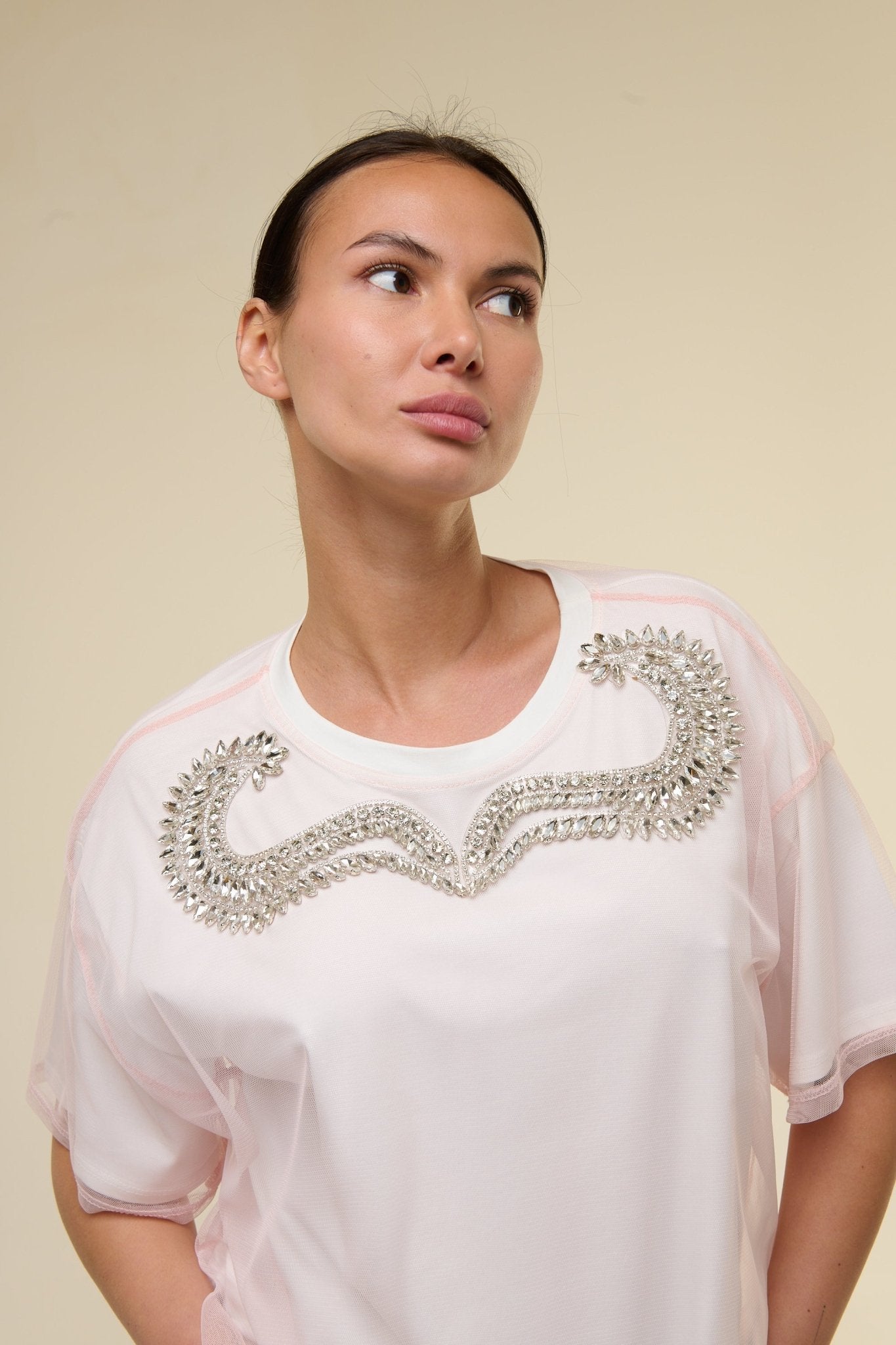 T-Shirt Rosa Sher - 22 Spazio Boutique