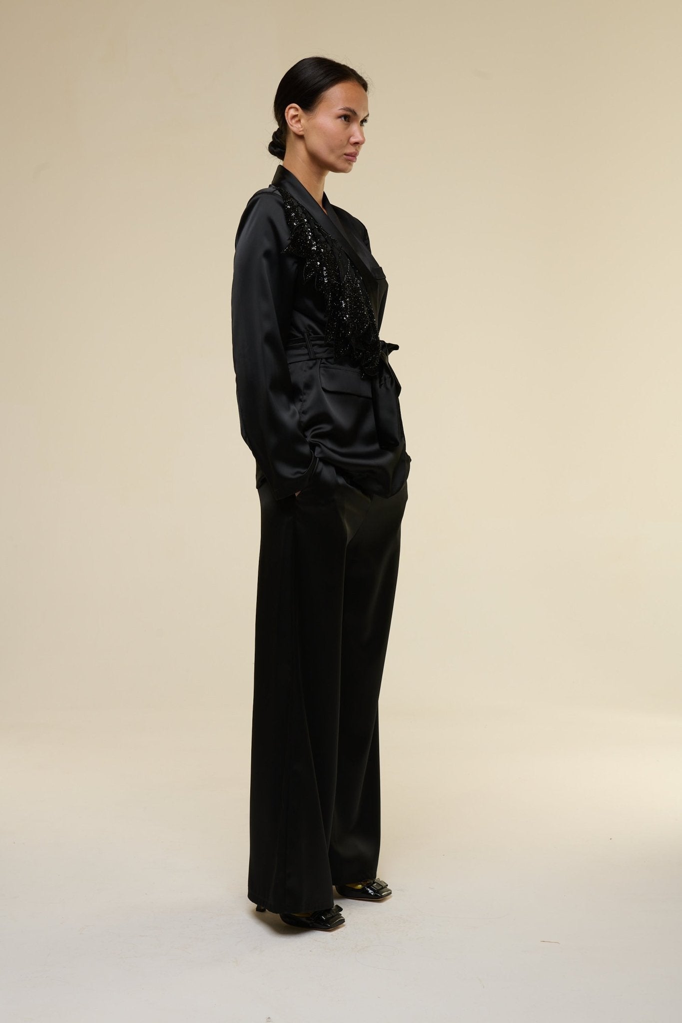 Tailleur Kimono Nero - 22 Spazio Boutique