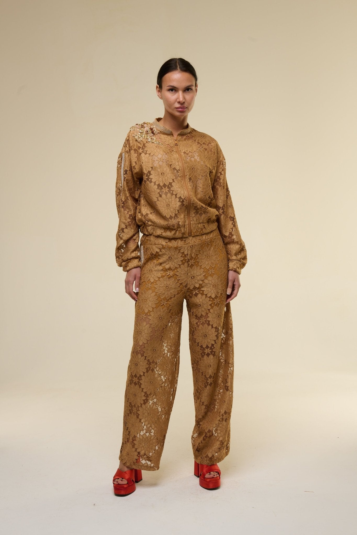 Tuta Pizzo Cammello Kenya - 22 Spazio Boutique