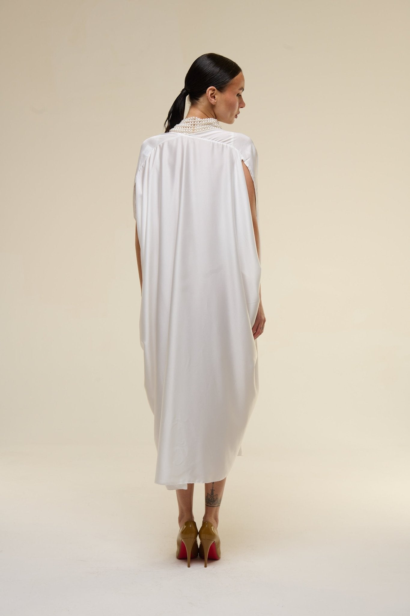 Caftano Gioiello Bianco Avorio - 22 Spazio Boutique