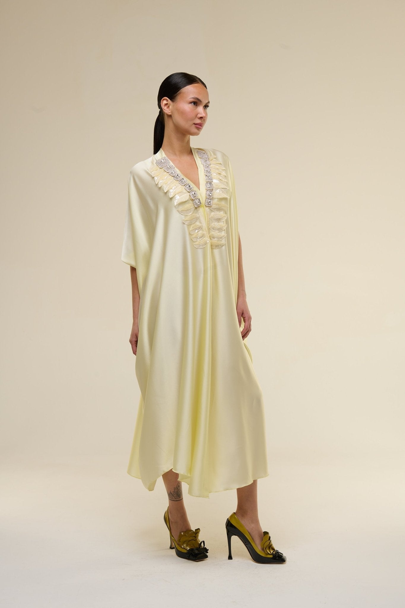 Caftano Giallo Cytrine - 22 Spazio Boutique