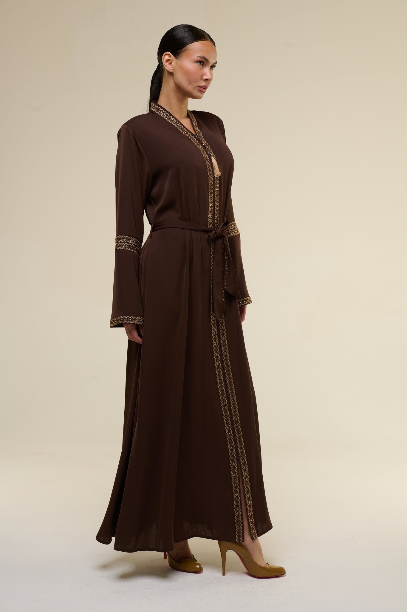 Caftano Jasmin Marrone - 22 Spazio Boutique