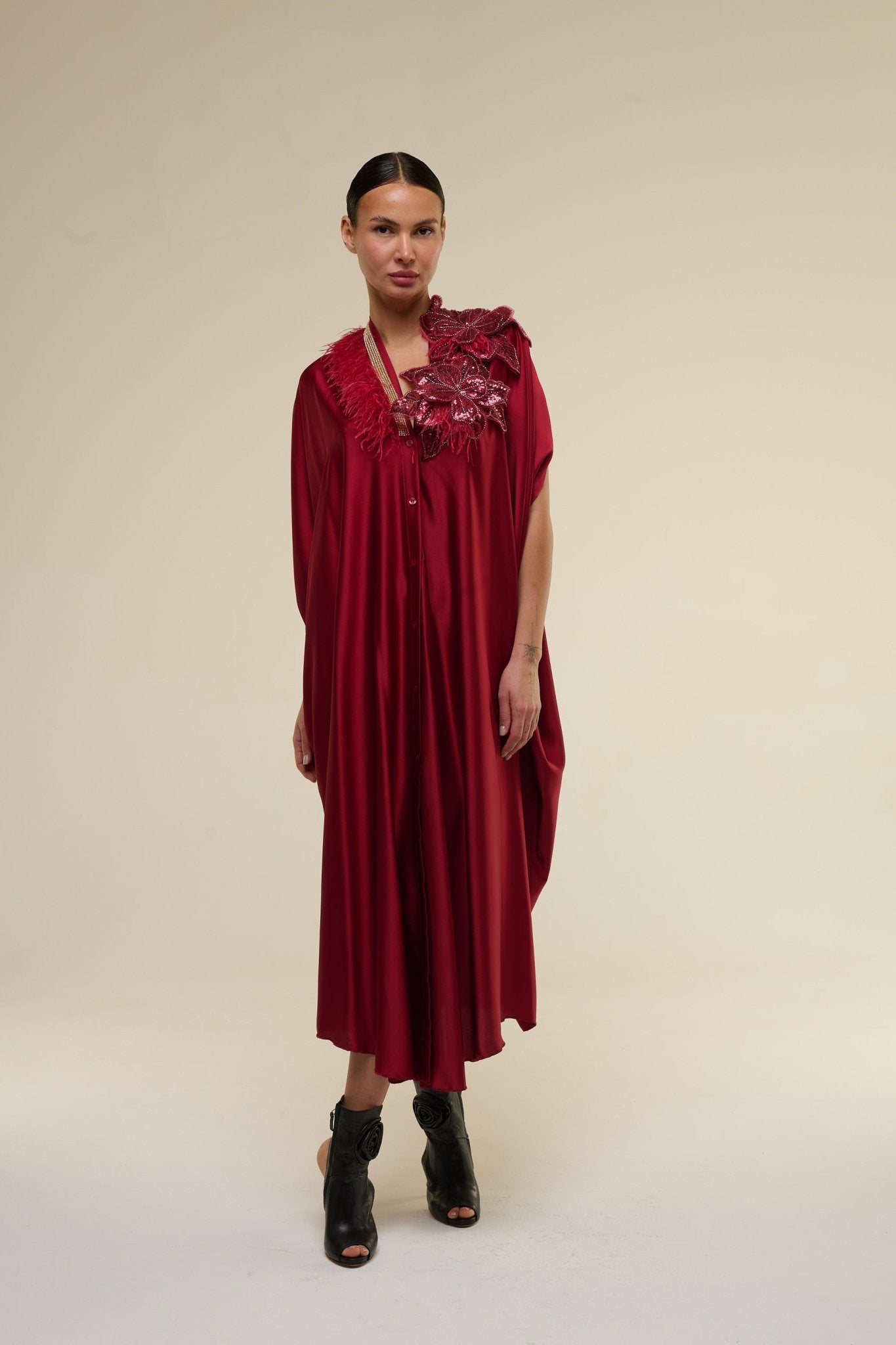 Caftano Gioiello Rosso - 22 Spazio Boutique