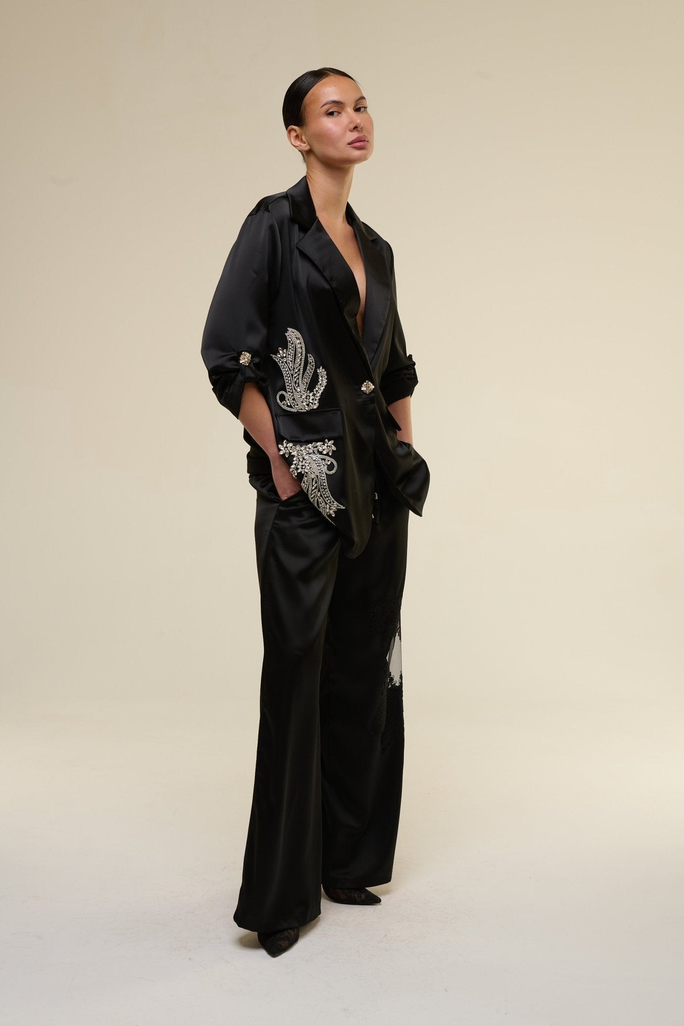 Tailleur Over Asya Nero - 22 Spazio Boutique