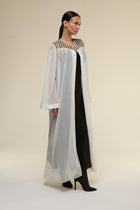 Caftano Nancy Bianco Black - 22 Spazio Boutique