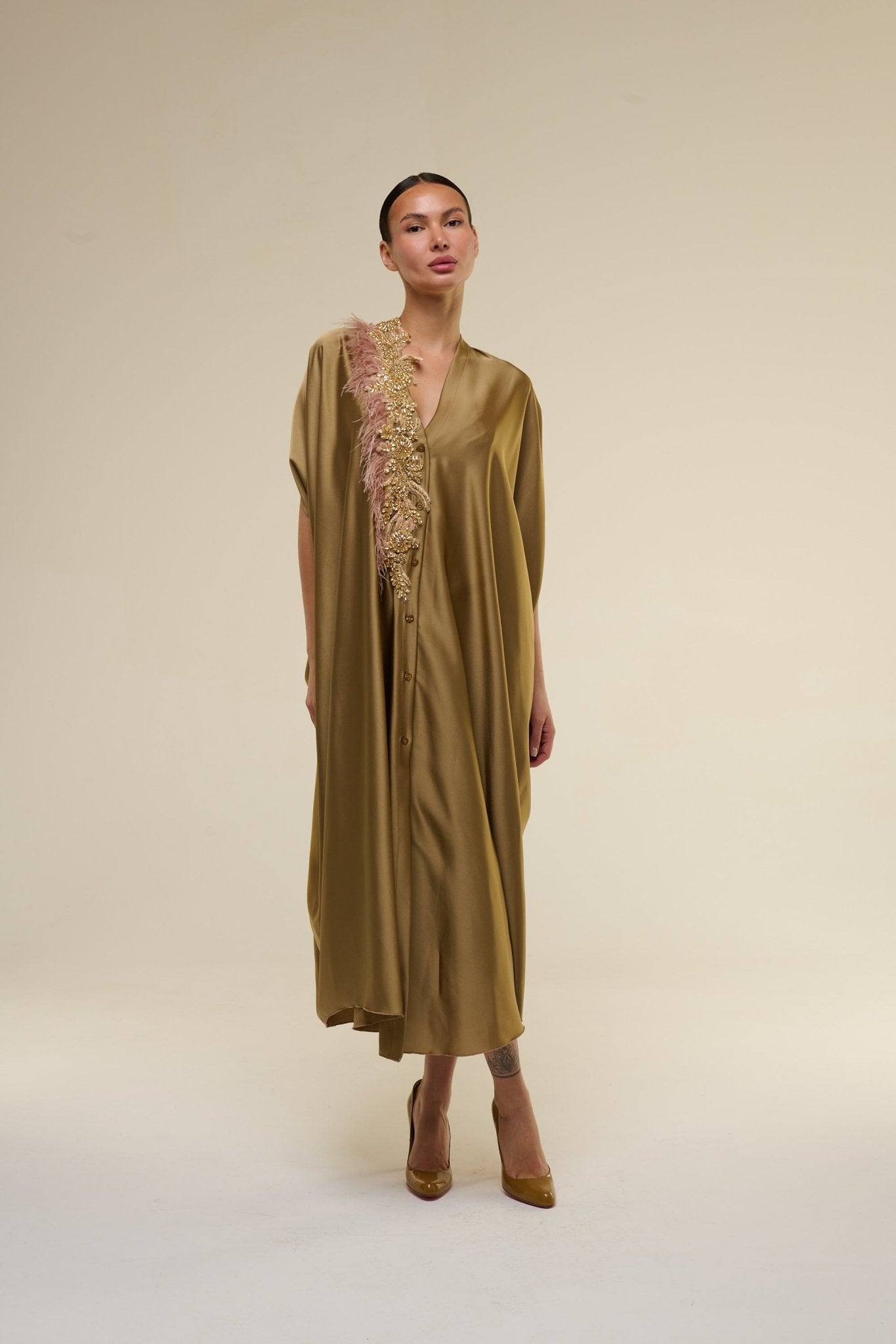 Caftano Gioiello Caramello - 22 Spazio Boutique