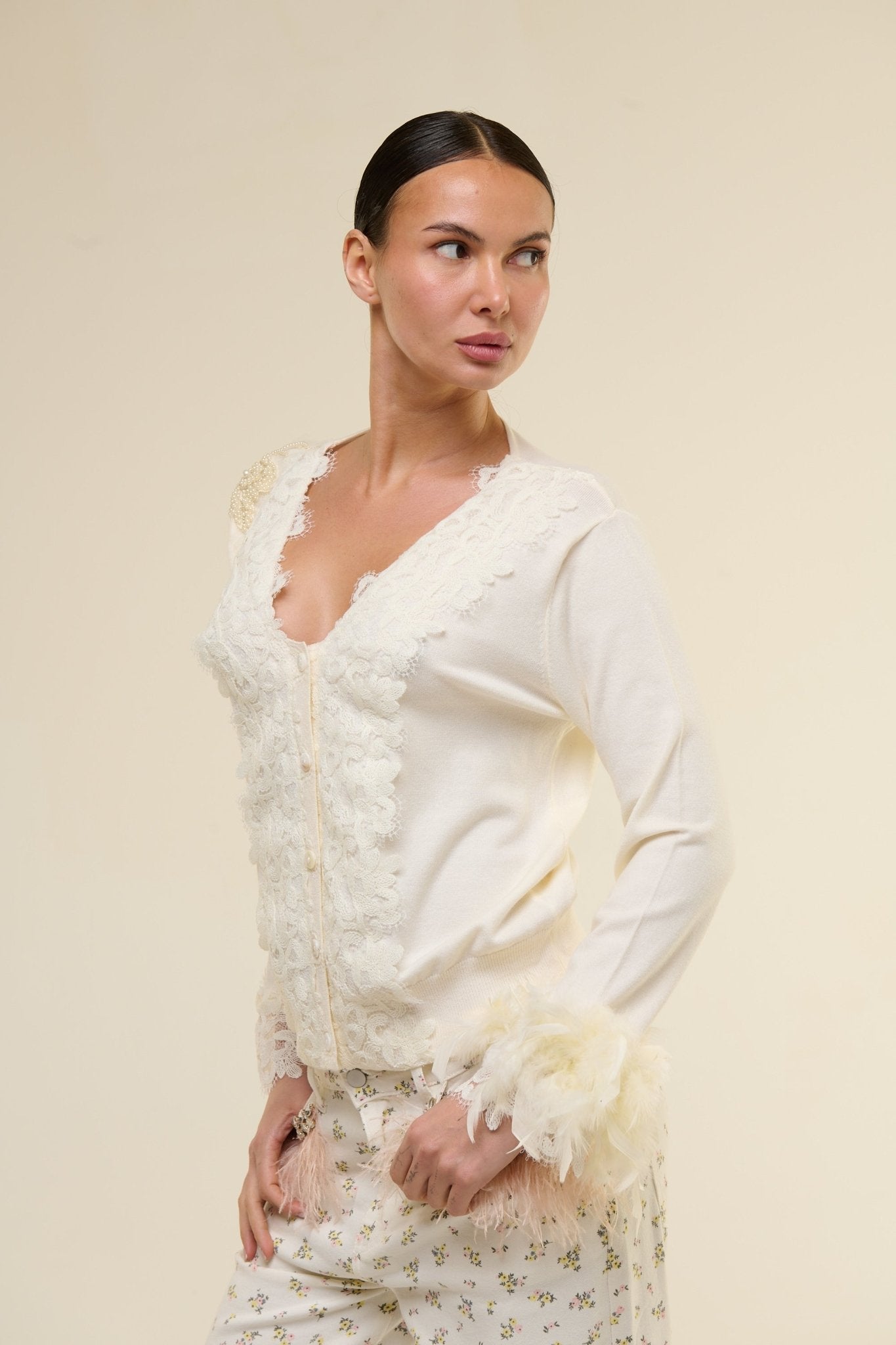 Cardigan Plume Gaia - 22 Spazio Boutique