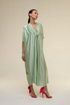 Caftano Gioiello Verde Petrolio - 22 Spazio Boutique