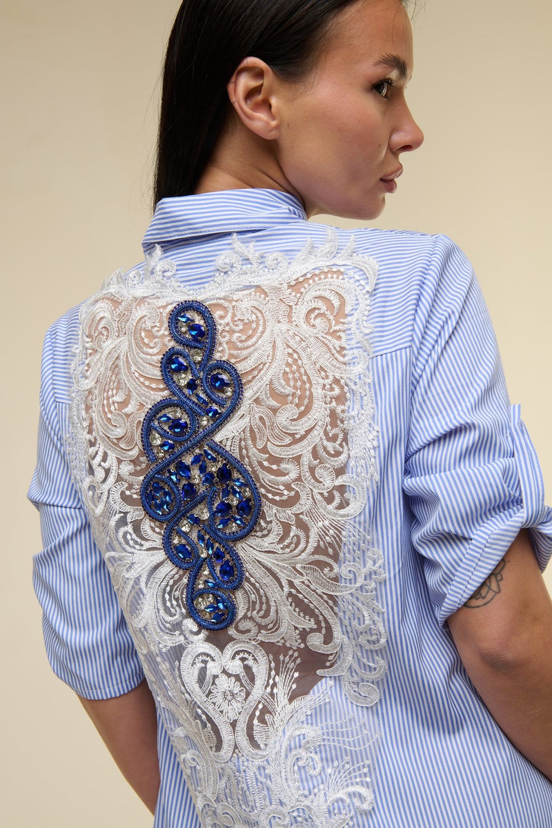 Abito Celeste Dana - 22 Spazio Boutique