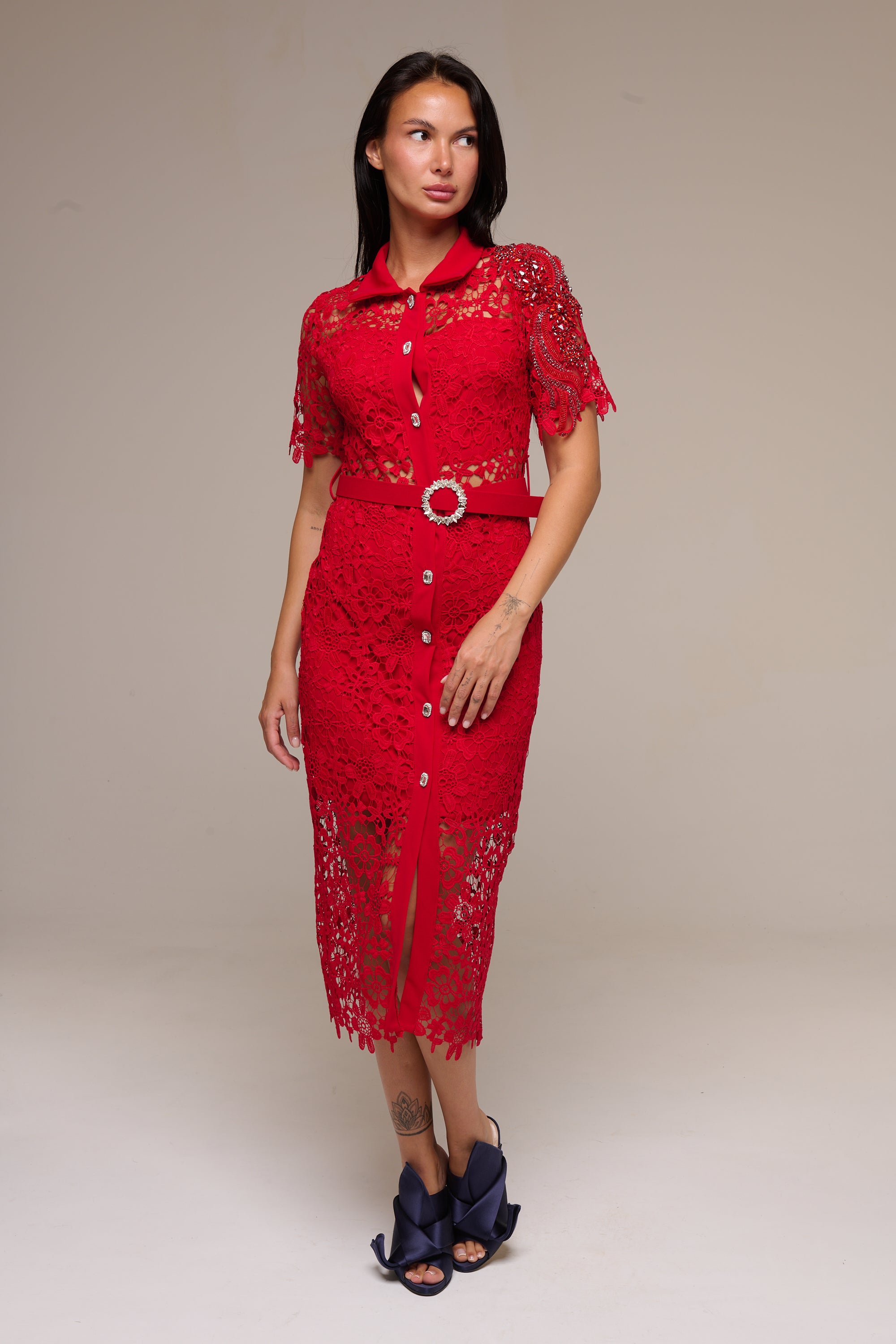 Abito Julie Rosso