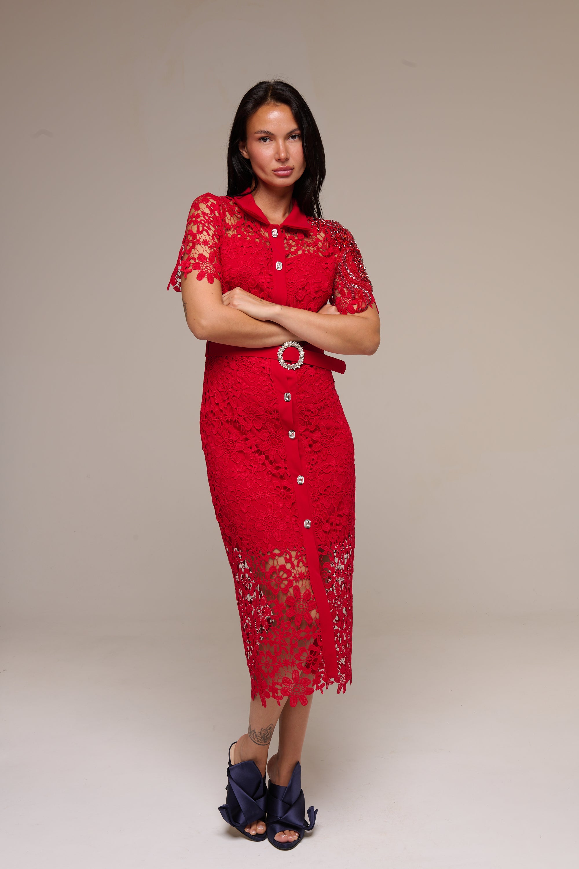 Abito Julie Rosso