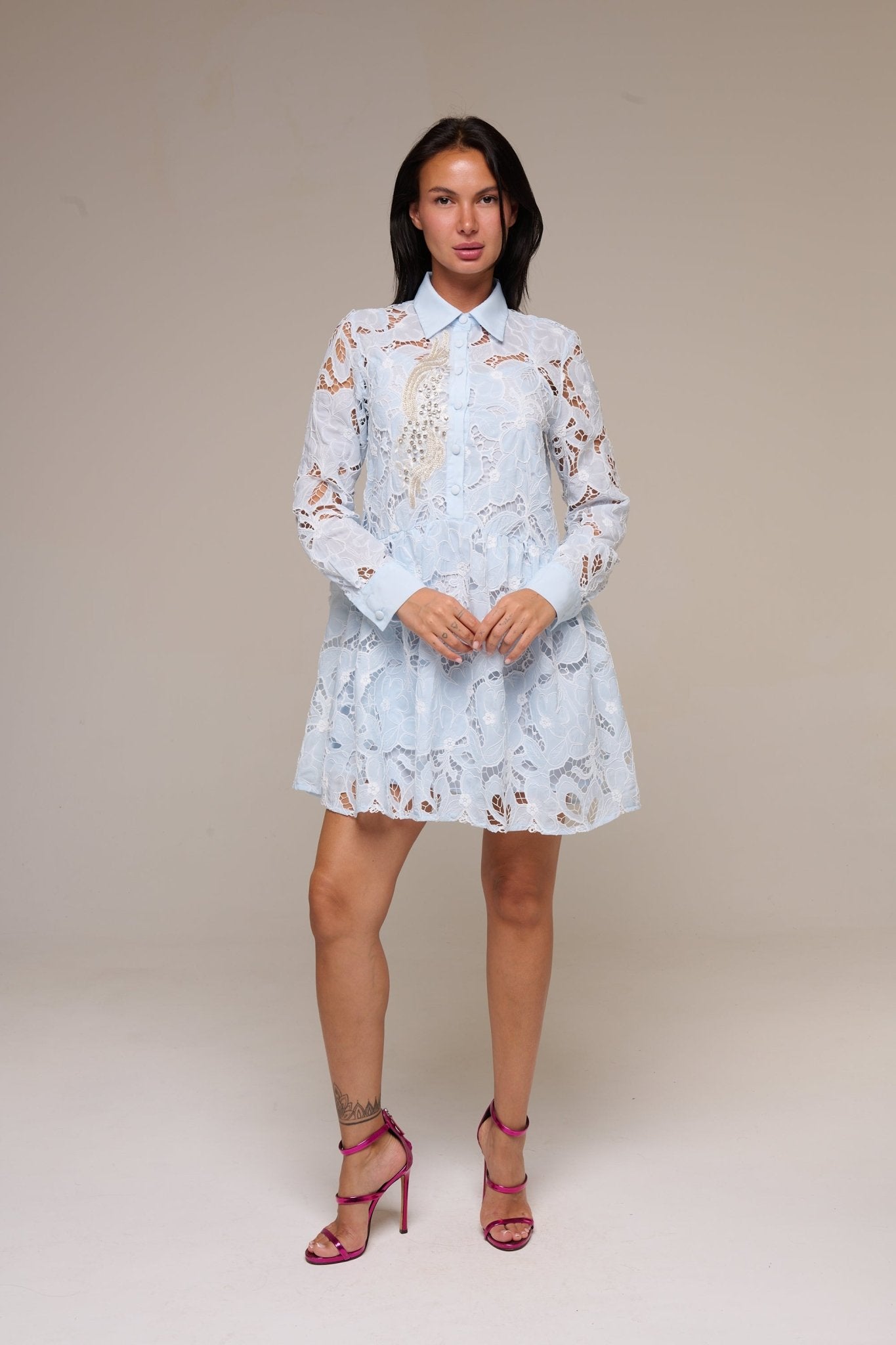 Abito Marisol Celeste - 22 Spazio Boutique