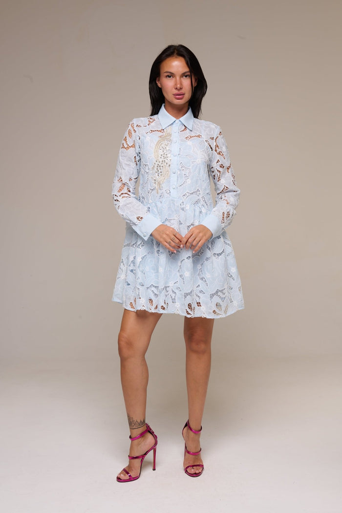 Abito Marisol Celeste - 22 Spazio Boutique