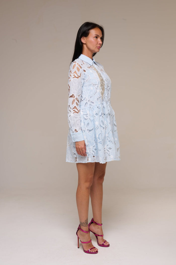 Abito Marisol Celeste - 22 Spazio Boutique