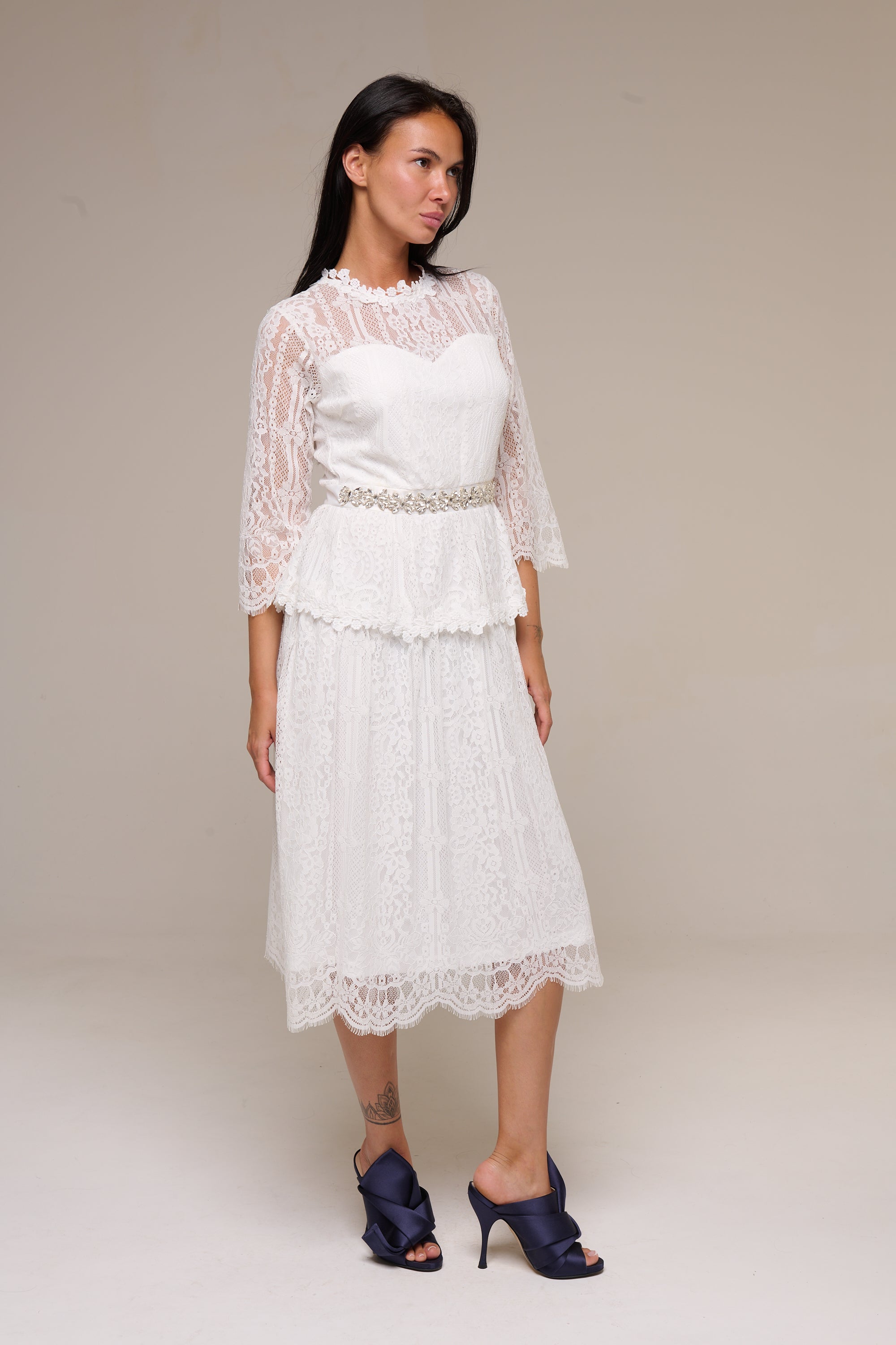 Abito White Lilian