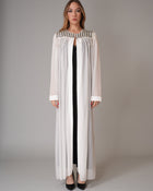 Caftano Nancy Bianco Black