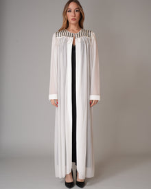 Caftano Nancy Bianco Black