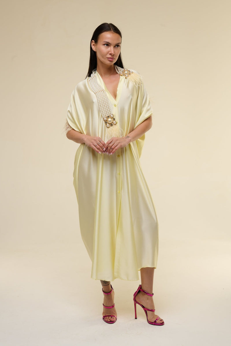 Caftano Giallo Perle - 22 Spazio Boutique
