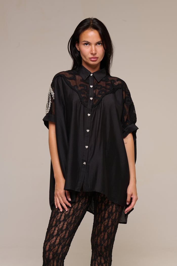 Camicia Rey Nero
